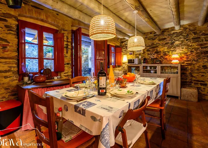 Casa Jordi - Piedra Y Boveda En El Corazon De I 3 I 2 Parkings I Patio Con Bbq Semesterbostad
